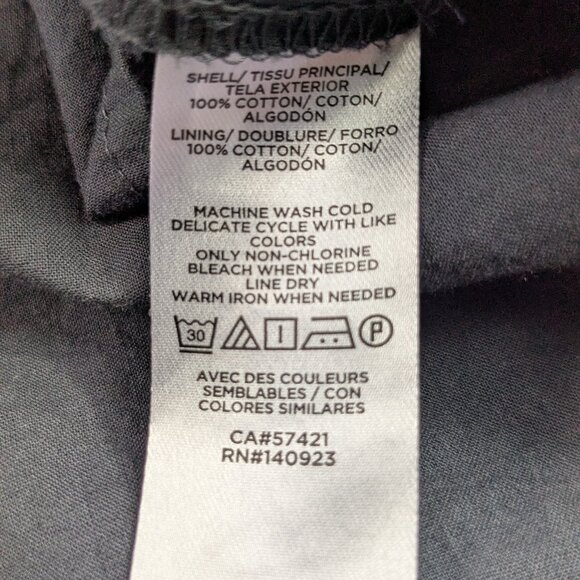 Loft Cotton  Black Eyelet Halter top with Peplum M - Picture 5 of 9